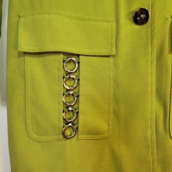 Farouche vintage dress with matching blazer. Bright green. Size 8. - Picture 3 of 14